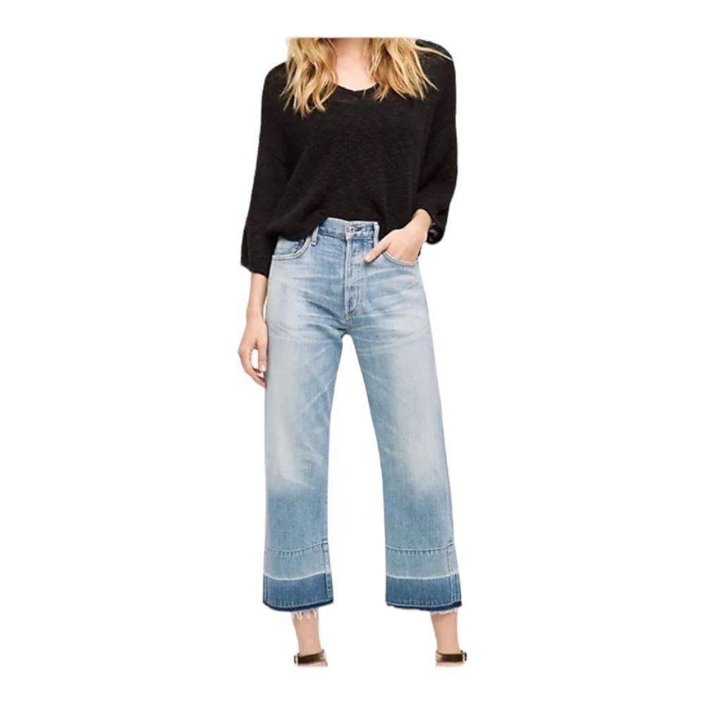 Citizens of Humanity Cora Crop Jeans with Undone Hem